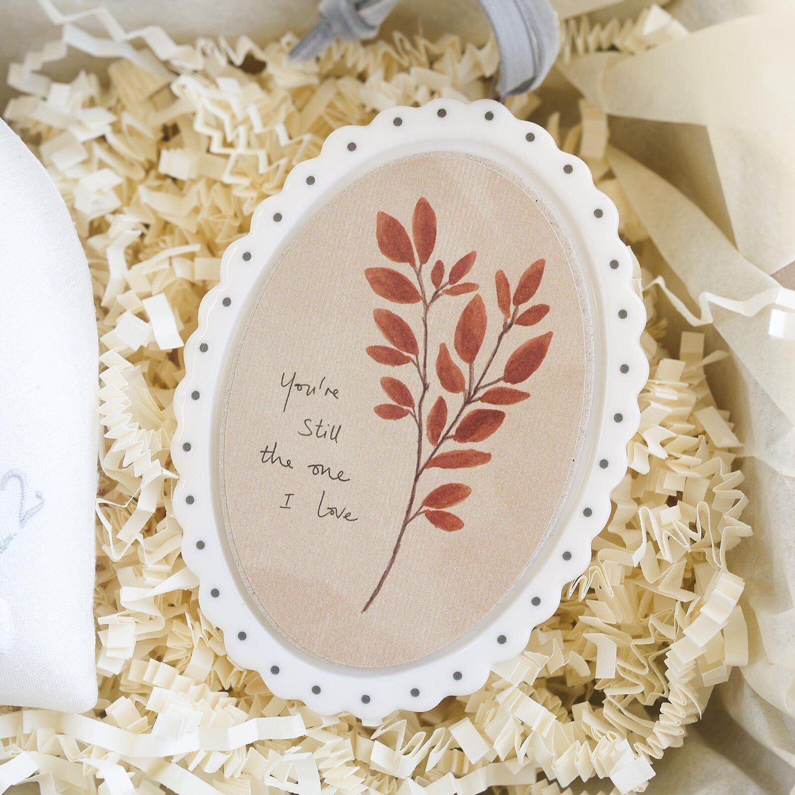 12th Silk Wedding Anniversary Personalised Gift Heart