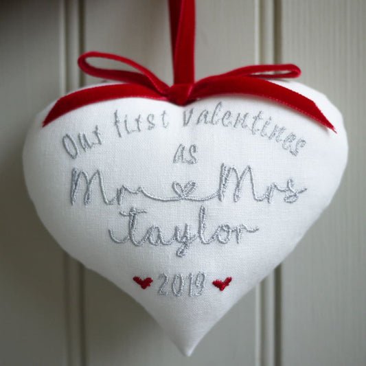 Our 1st Valentines as Mr & Mrs Heart Gift