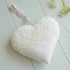 13th Anniversary Lace Embroidered Personalised Heart Gift